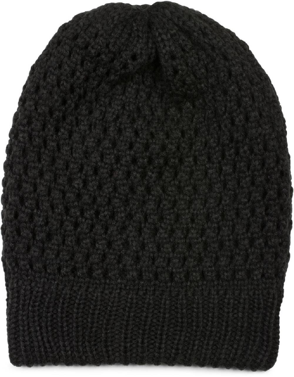 Stylebreaker Strick Beanie Mütze mit Loch Muster Neueste Mode