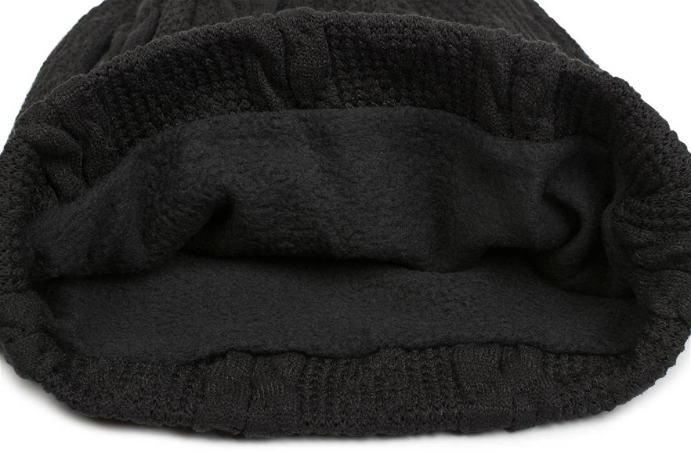 Stylebreaker Feinstrick Beanie mit Zopfmuster und Fleece Neueste Stile