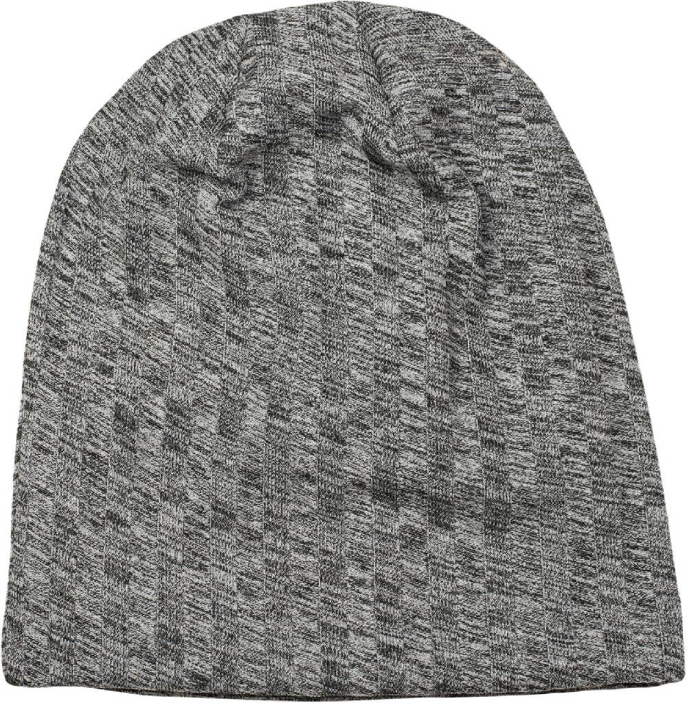Stylebreaker Feinstrick Beanie mit Streifen Melange Begrenzt auf 3 Tage