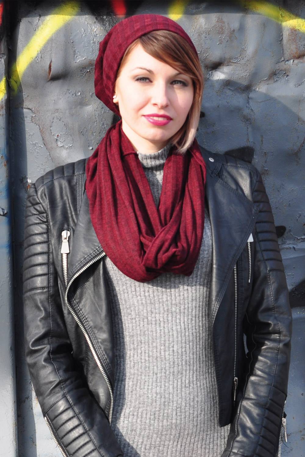 Stylebreaker Feinstrick Beanie mit Streifen Melange Begrenzt auf 3 Tage