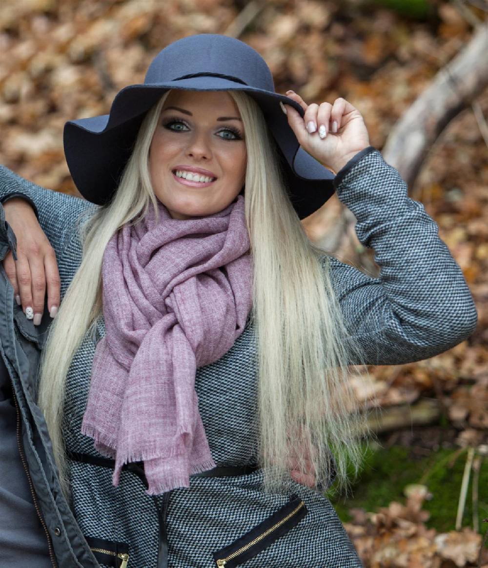 Stylebreaker Schal in Jute Web Optik mit Fransen Blitzverkäufe