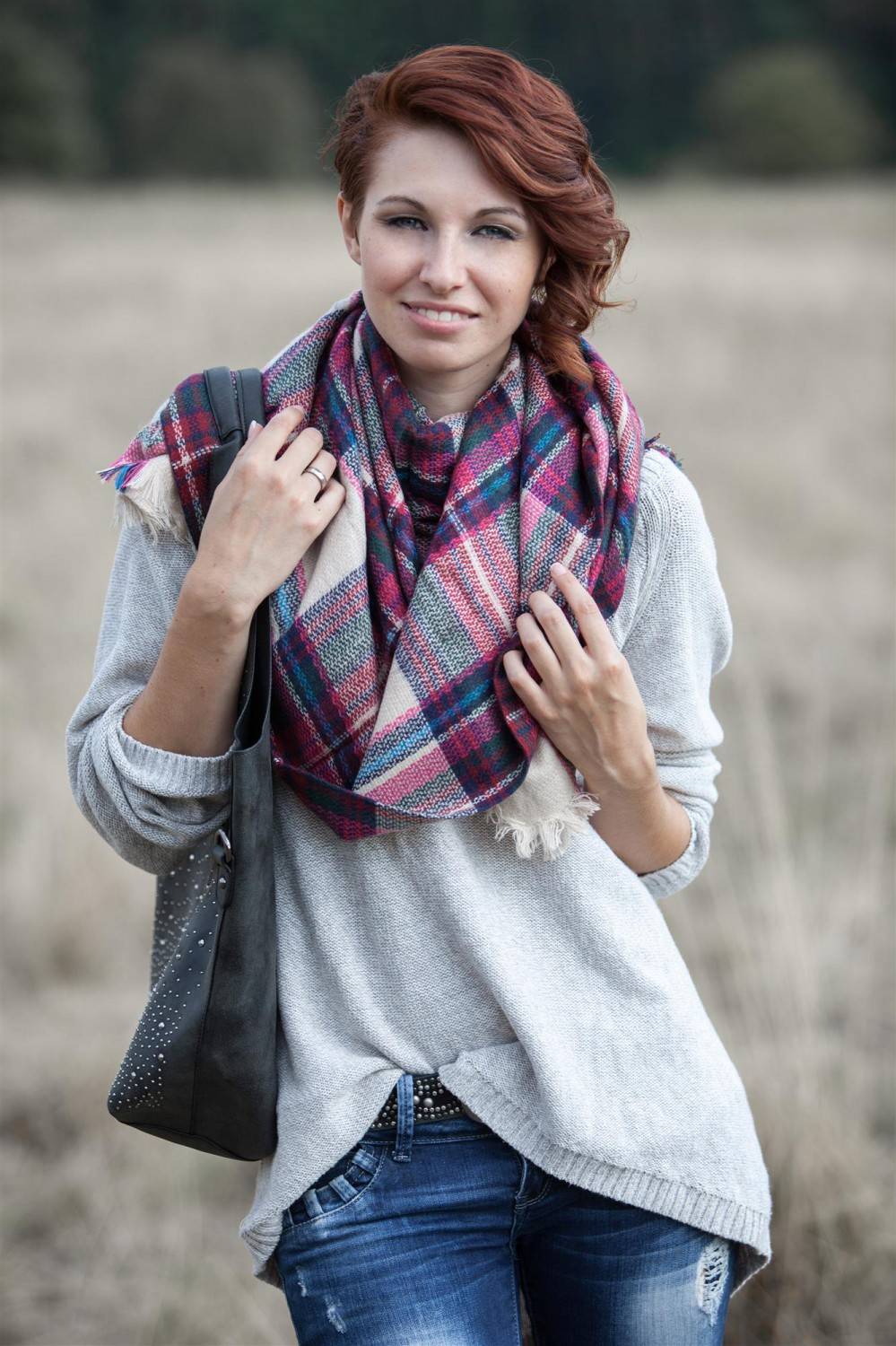 Stylebreaker XXL Deckenschal mit schottischem Tartan Plaid Karo Muster Günstig kaufen