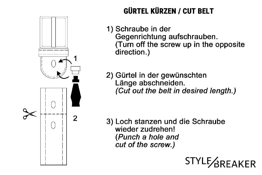Stylebreaker Gürtel mit Kringel Prägung, Strass & Kugelnieten Flash Sale