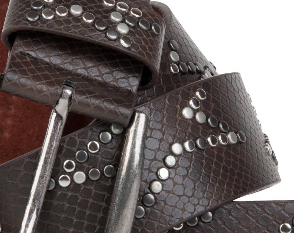 Stylebreaker Gürtel mit Nieten in Sternform Online Shopping