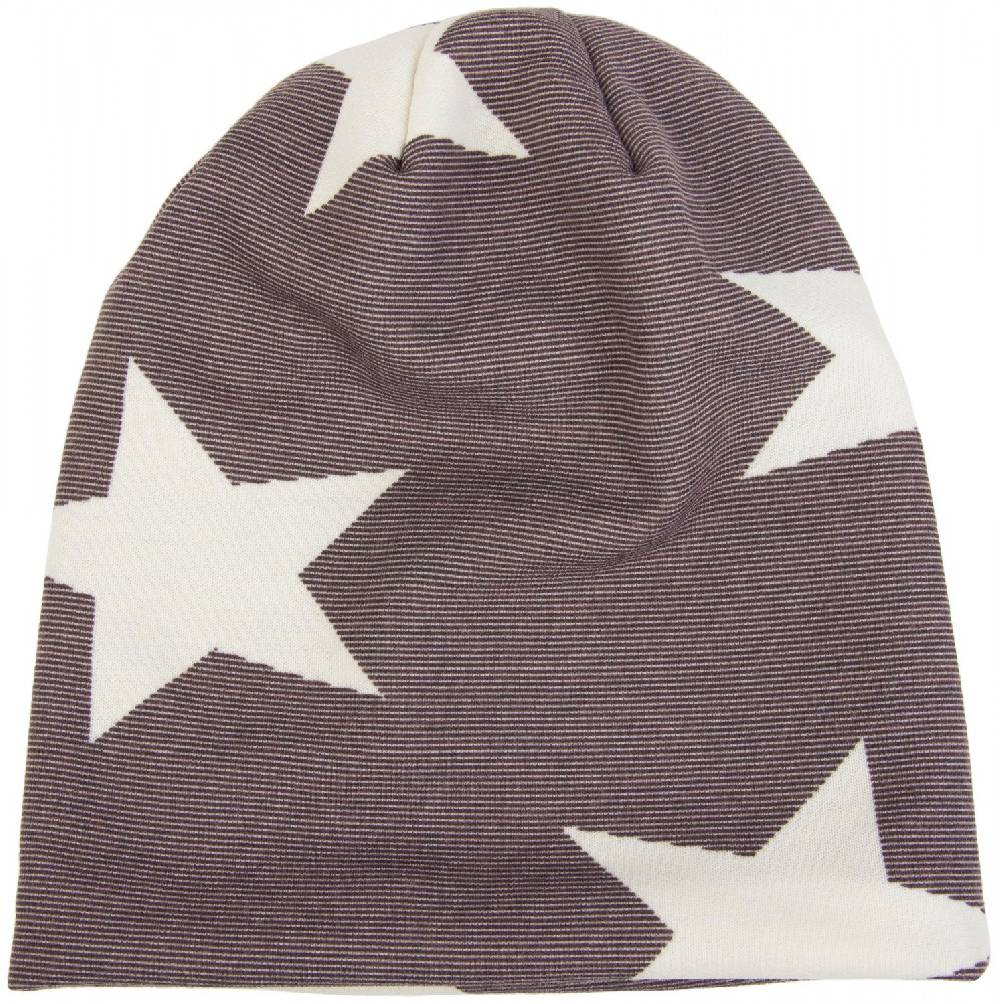 Stylebreaker Feinstrick Beanie mit Sterne, Streifen Muster Exklusivangebot