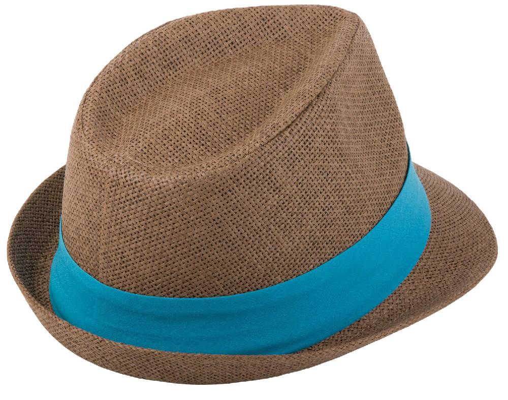 Stylebreaker Trilby Hut mit farbigem Zierband Black Friday