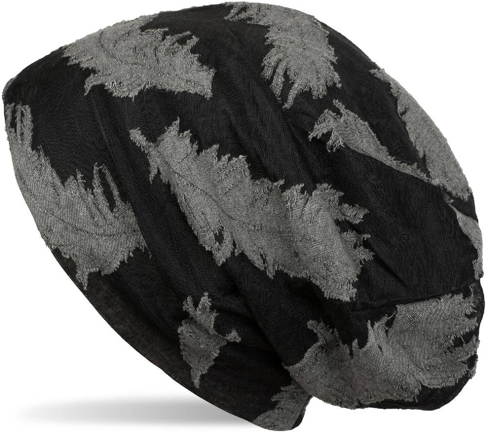 Stylebreaker Loop und Beanie Set mit gewebtem Feder Muster Top Angebot