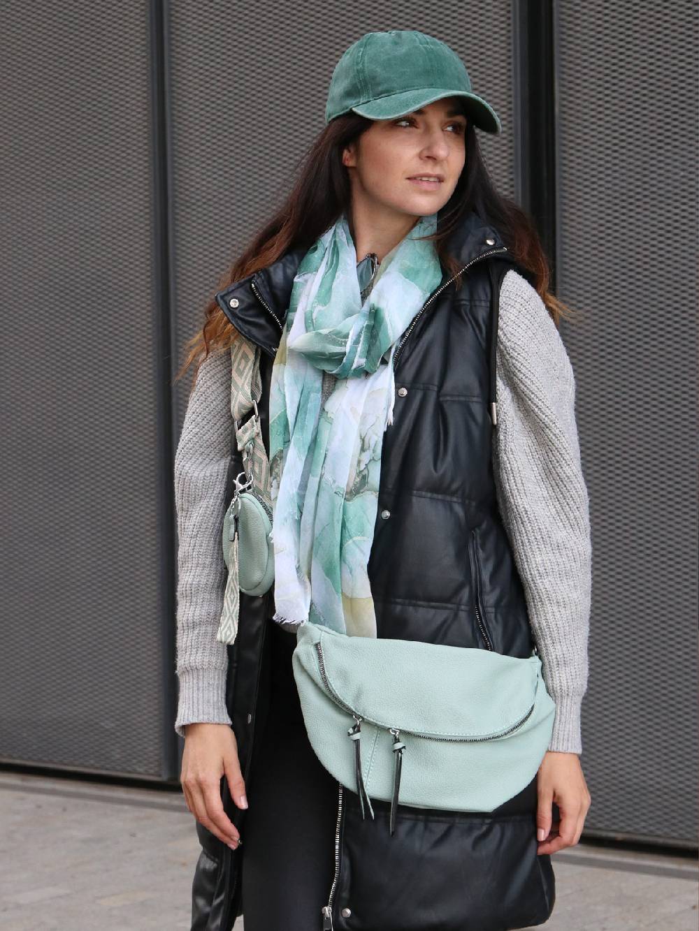 Stylebreaker Schal mit Marmor Muster Bestseller