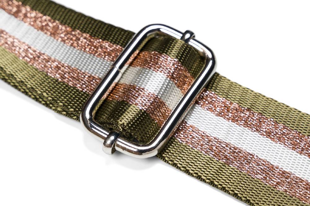 Stylebreaker Wechsel Taschengurt Metallic Streifen Muster Bis zu 60% Rabatt