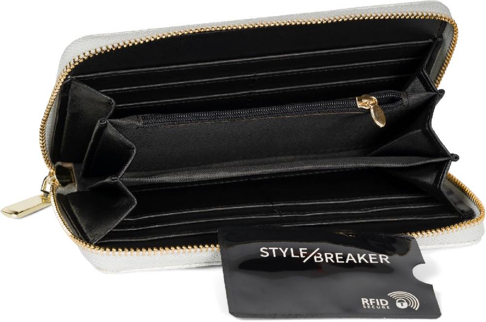Stylebreaker Große Geldbörse mit Paisley Muster Prägung Weihnachtsangebot
