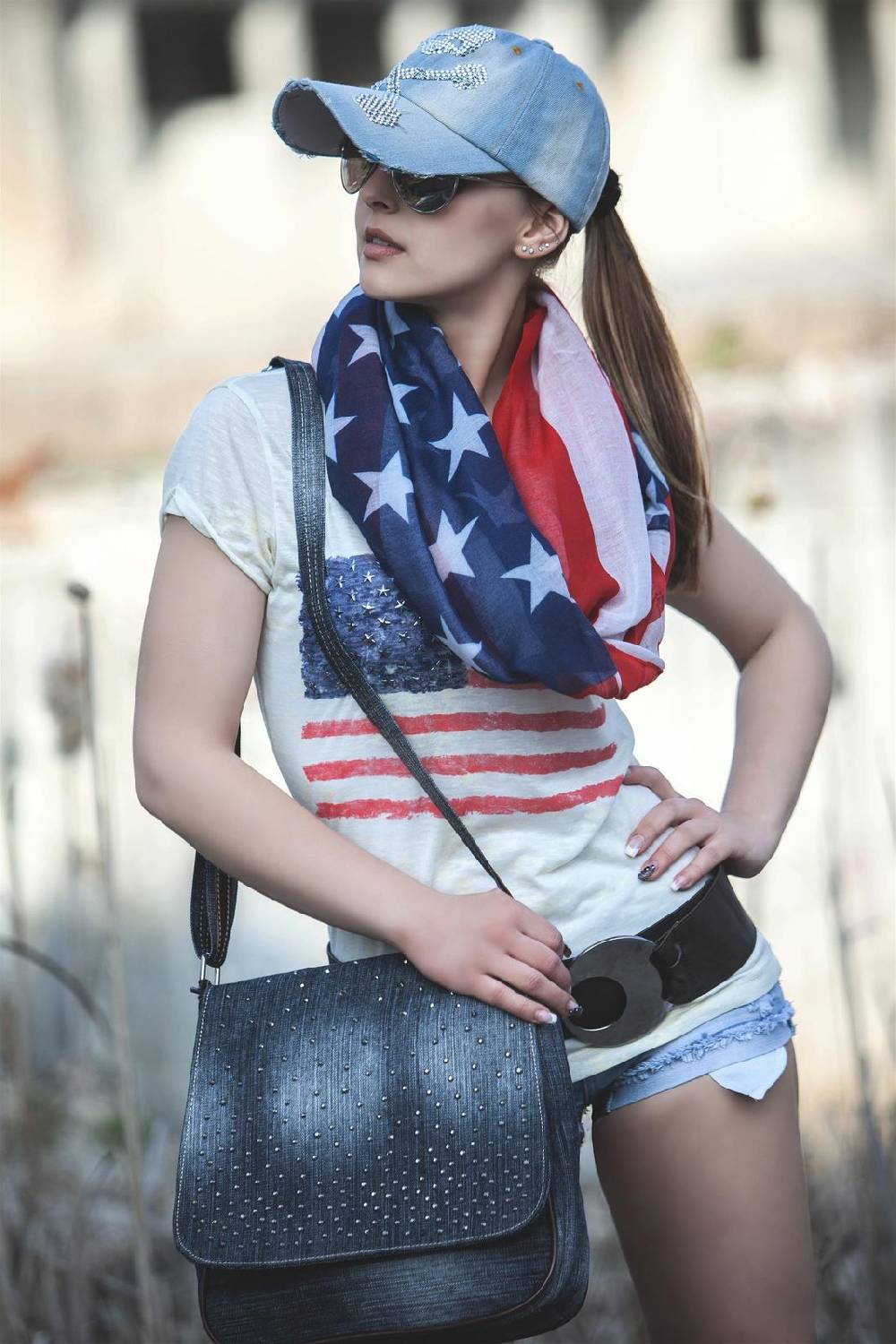 Stylebreaker Loop im USA Flaggen Design Bestseller