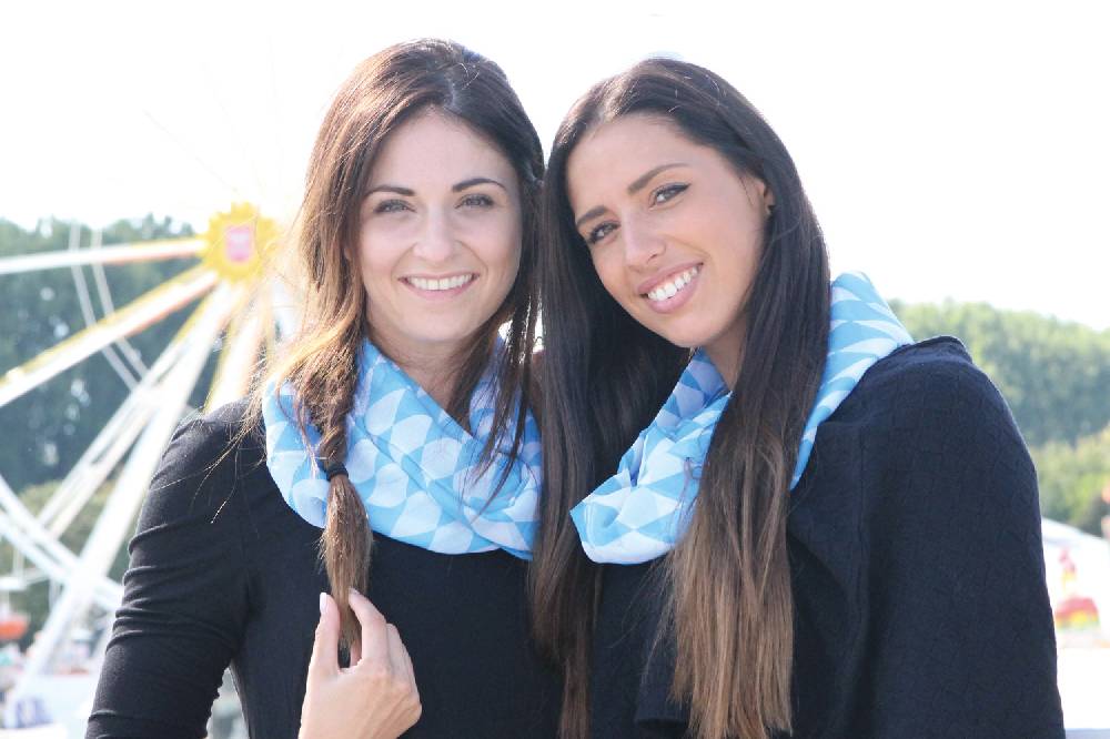 Stylebreaker Loop mit blau weißem Rauten Muster Tägliche Deals