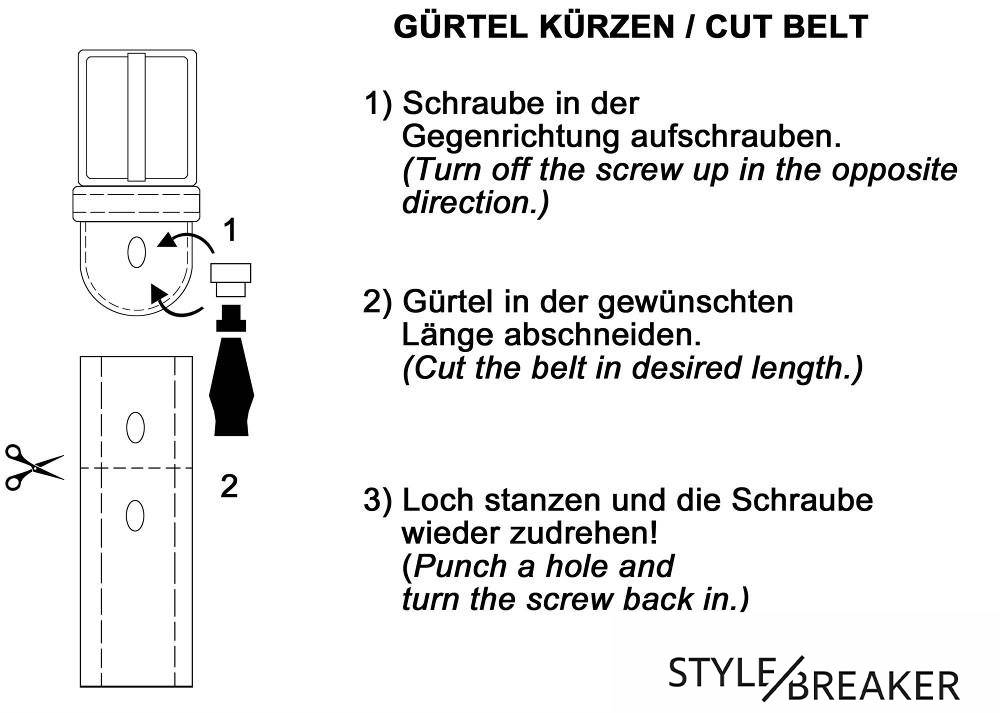 Stylebreaker Vintage Nietengürtel Riesige Ersparnisse