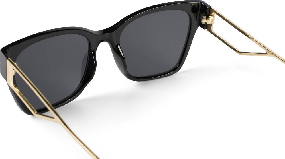Stylebreaker Oversize Sonnenbrille mit breiten Metall Bügeln Wochenangebot