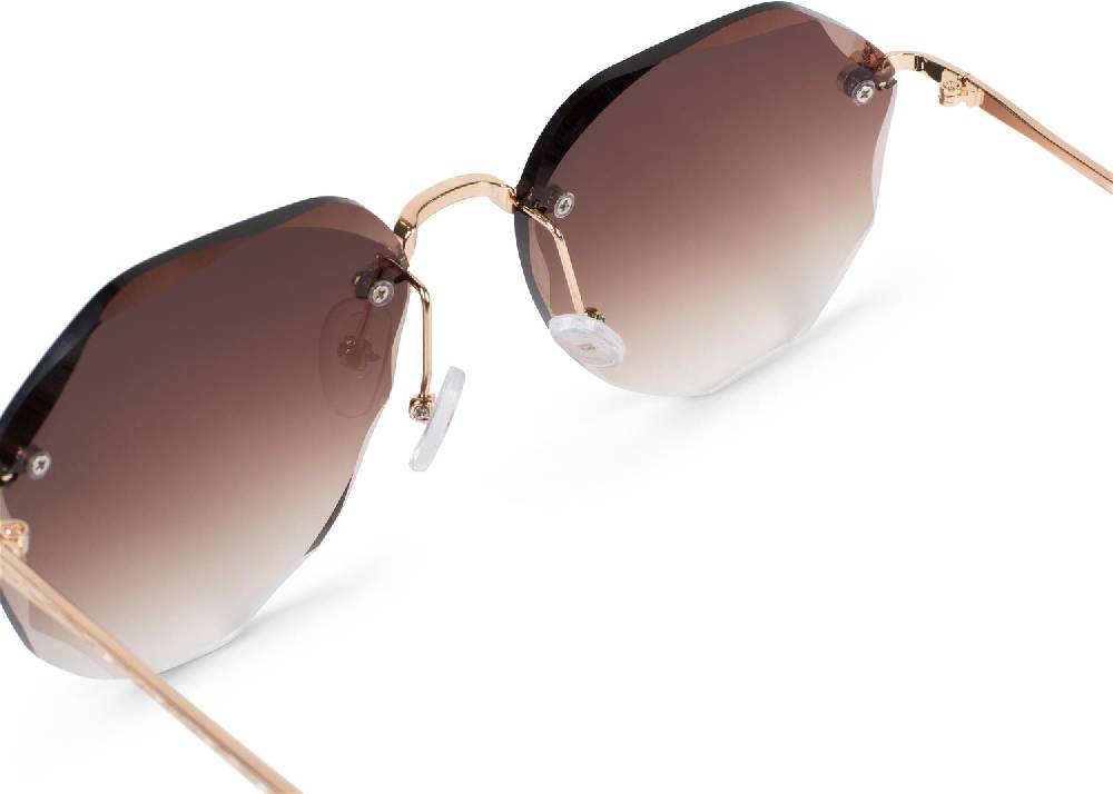 Stylebreaker Rahmenlose Piloten Sonnenbrille mit Diamant Schliff Bis zu 50% Rabatt