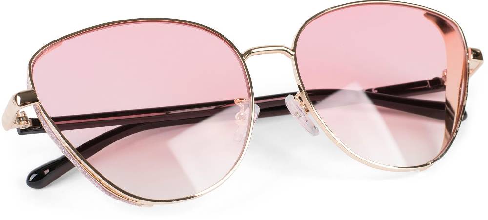 Stylebreaker Cateye Sonnenbrille mit Glitzer Side Shield Bis zu 60% Rabatt