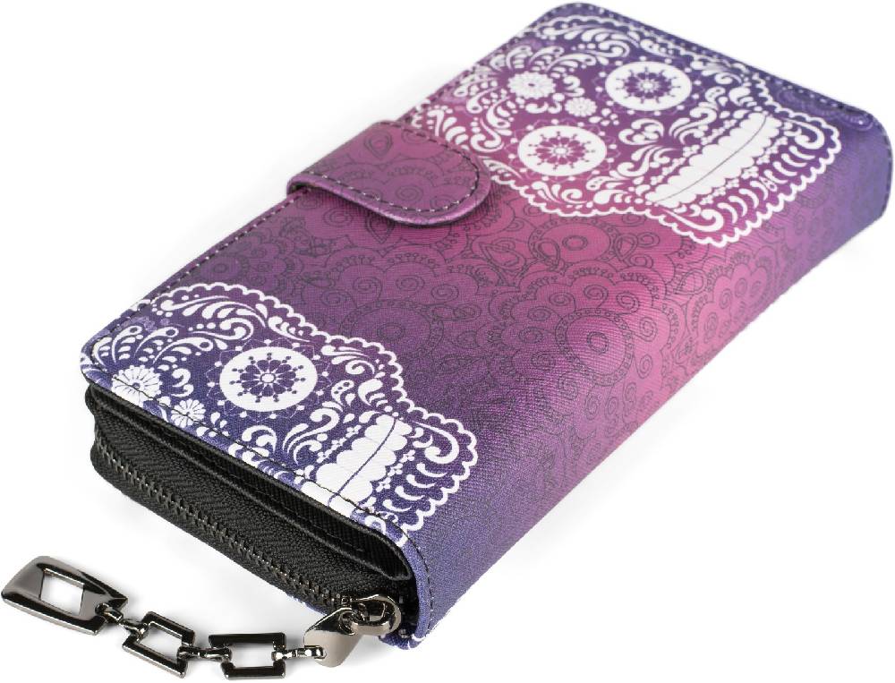 Stylebreaker Große Geldbörse Sugar Skull Totenkopf Black Friday Preise
