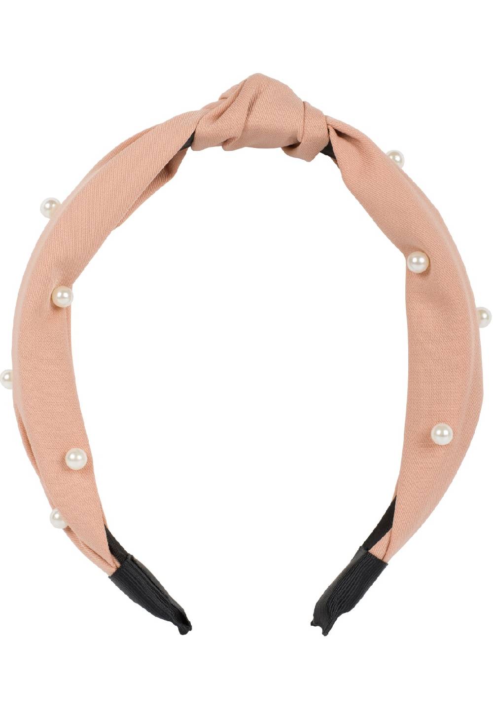 Stylebreaker Stoff Haarreif mit Perlen Kostenloser Versand