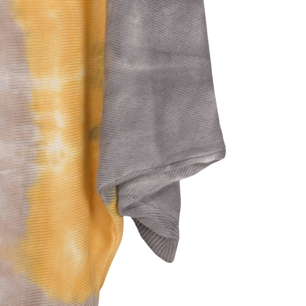Stylebreaker Leichter Feinstrick Poncho mit Batik Muster Fabrik Onlineshop