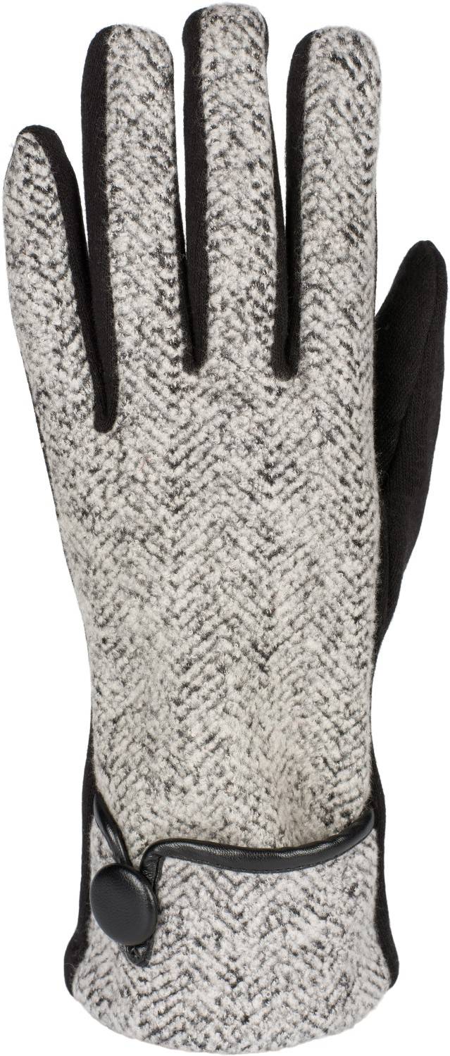 Stylebreaker Touchscreen Handschuhe Fischgrät Muster Saisonschlussverkauf