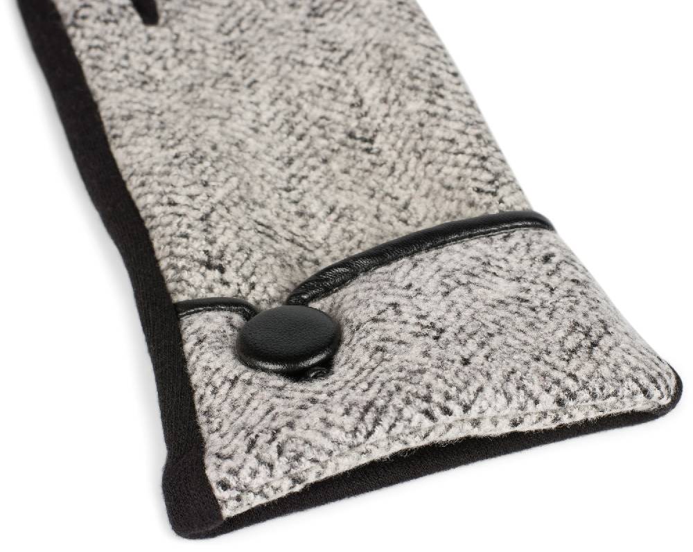 Stylebreaker Touchscreen Handschuhe Fischgrät Muster Saisonschlussverkauf
