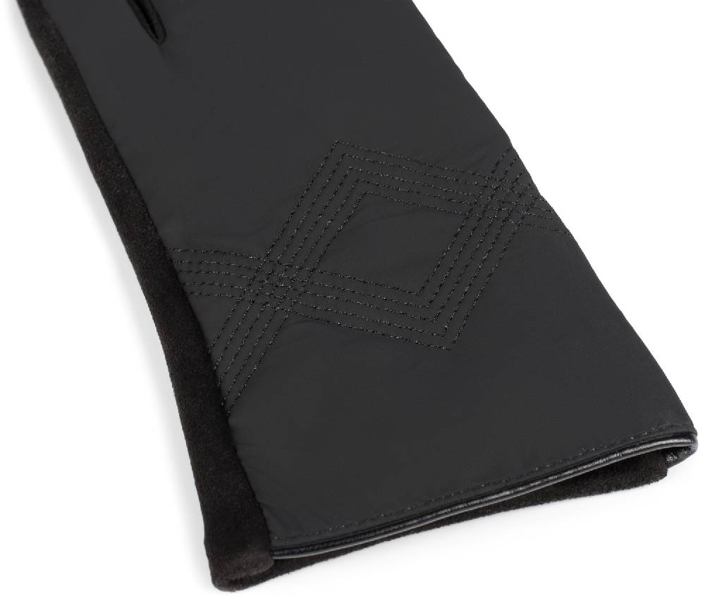 Stylebreaker Touchscreen Handschuhe Zick-Zack bestickt Weihnachtsangebot
