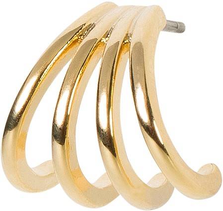 Stylebreaker Halbrunde Hoops in 4-teiliger Optik Neueste Mode