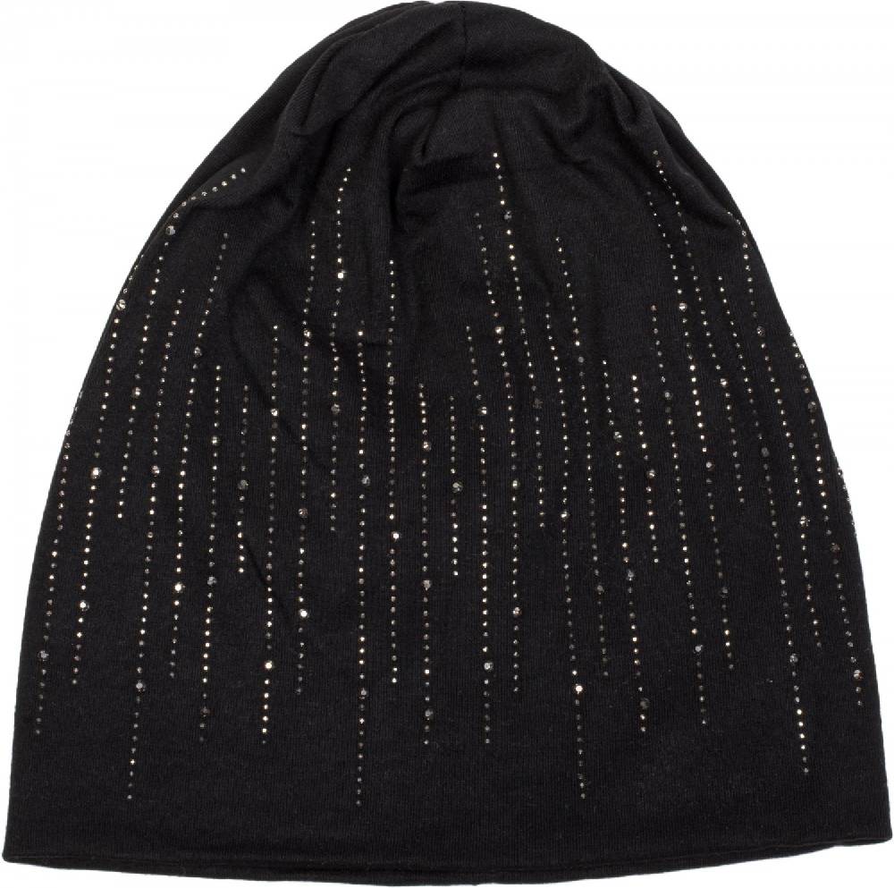 Stylebreaker Beanie mit Strass Streifen VIP-Rabatte
