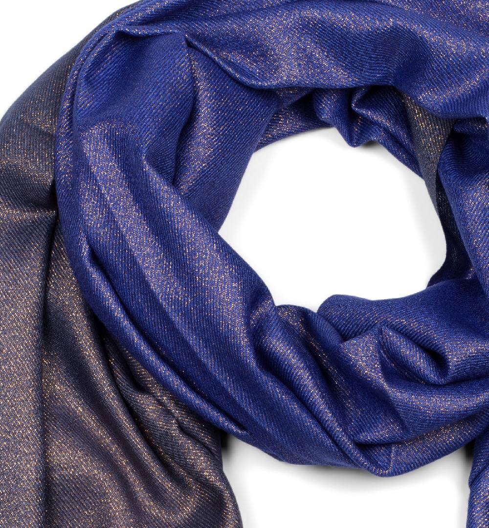 Stylebreaker 2-Farbiger Glitzer Schal mit Fransen Wochenangebot