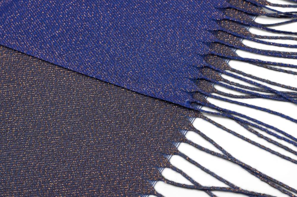 Stylebreaker 2-Farbiger Glitzer Schal mit Fransen Wochenangebot