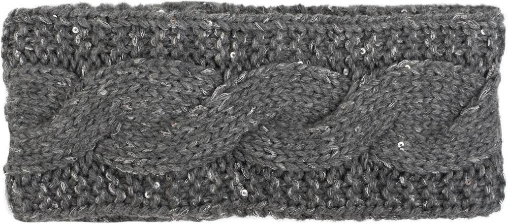 Stylebreaker Grobstrick Stirnband mit Pailletten Letzte 2 Tage