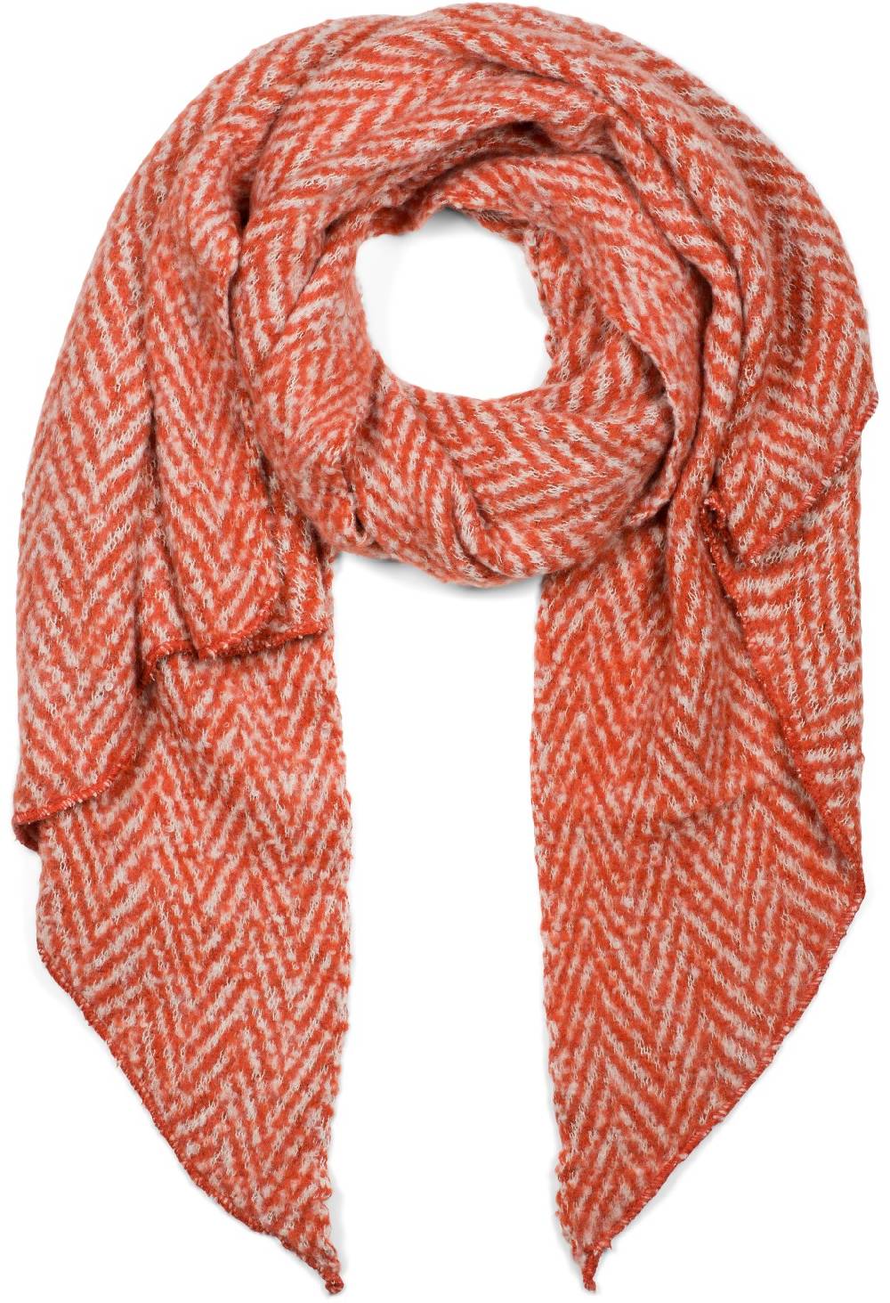 Stylebreaker Asymmetrischer Zacken Muster Web Schal Zeitbegrenzte Promotion