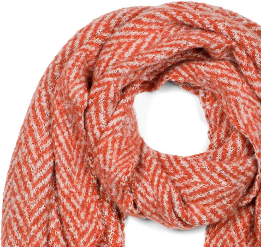 Stylebreaker Asymmetrischer Zacken Muster Web Schal Zeitbegrenzte Promotion