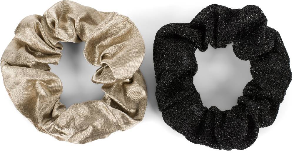 Stylebreaker 2-Teiliges Scrunchie Haargummi Set Sonderangebot der Fabrik