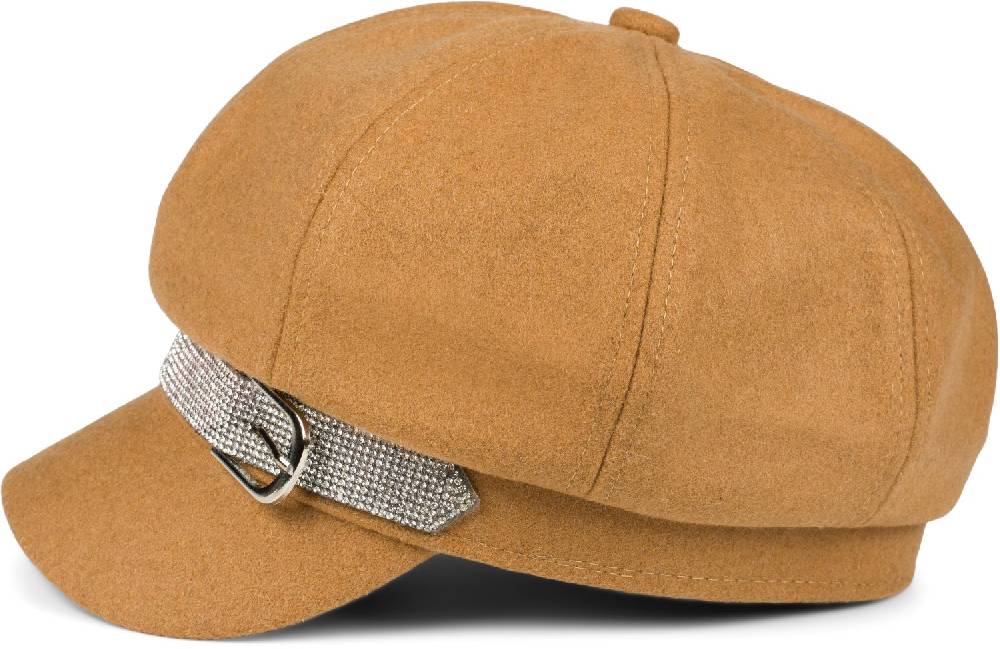 Stylebreaker Bakerboy Schiebermütze mit Strassbesatz Black Friday Preise