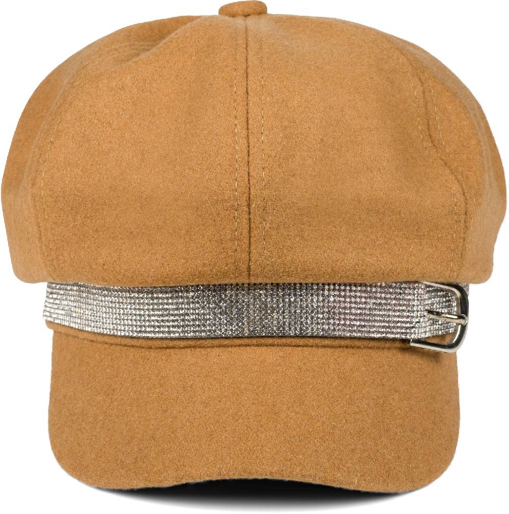 Stylebreaker Bakerboy Schiebermütze mit Strassbesatz Black Friday Preise