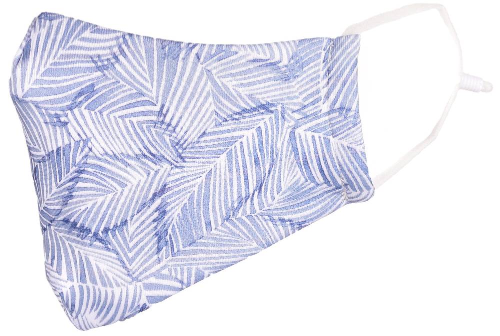 Stylebreaker Stoffmaske mit Blätter Muster Print Fabrik Onlineshop