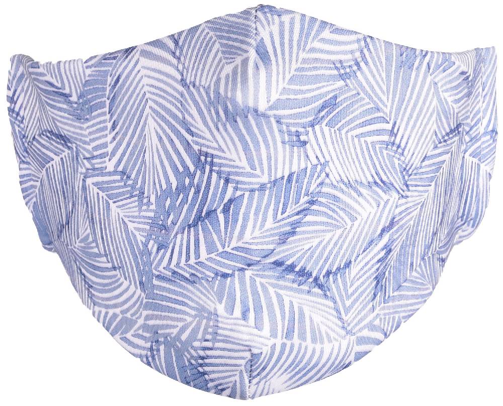 Stylebreaker Stoffmaske mit Blätter Muster Print Fabrik Onlineshop