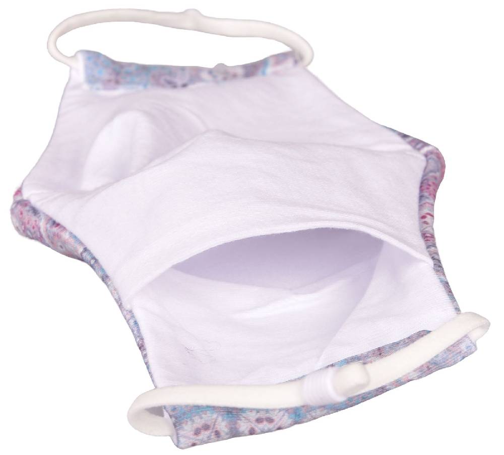 Stylebreaker Stoffmaske mit Ethno Kreise Muster Fabrikpreis