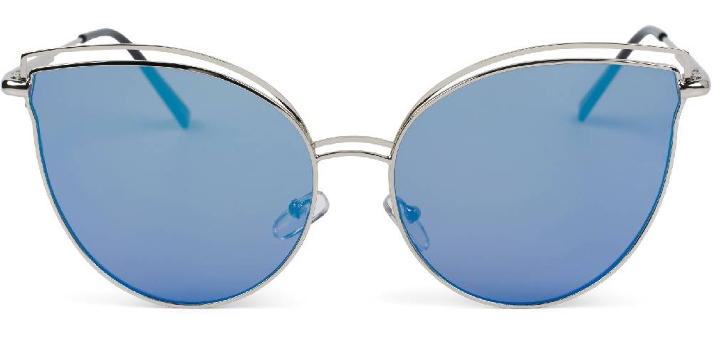 Stylebreaker Cat Eye Sonnenbrille mit doppeltem Rahmen Rabatt