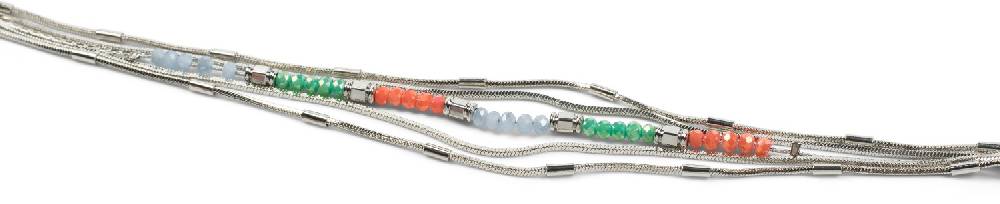 Stylebreaker Armband mit feinen Ketten und Perlen Preisnachlass