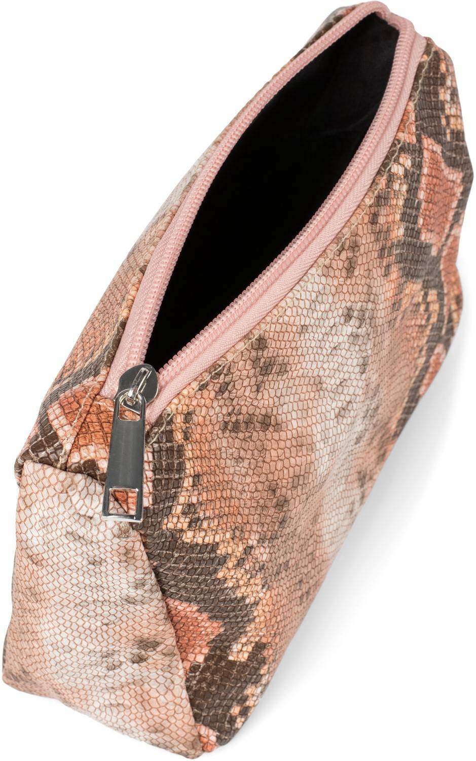 Stylebreaker Kosmetiktasche in bunter Schlangenleder Optik Neueste Mode