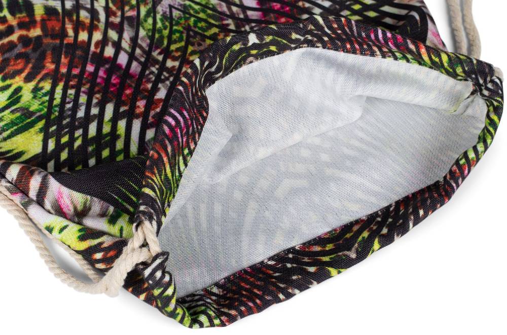 Stylebreaker Turnbeutel Dschungel Print VIP-Rabatte