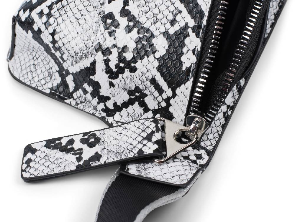 Stylebreaker Bauchtasche mit Schlangen Muster, Gürteltasche Super Sparpreis