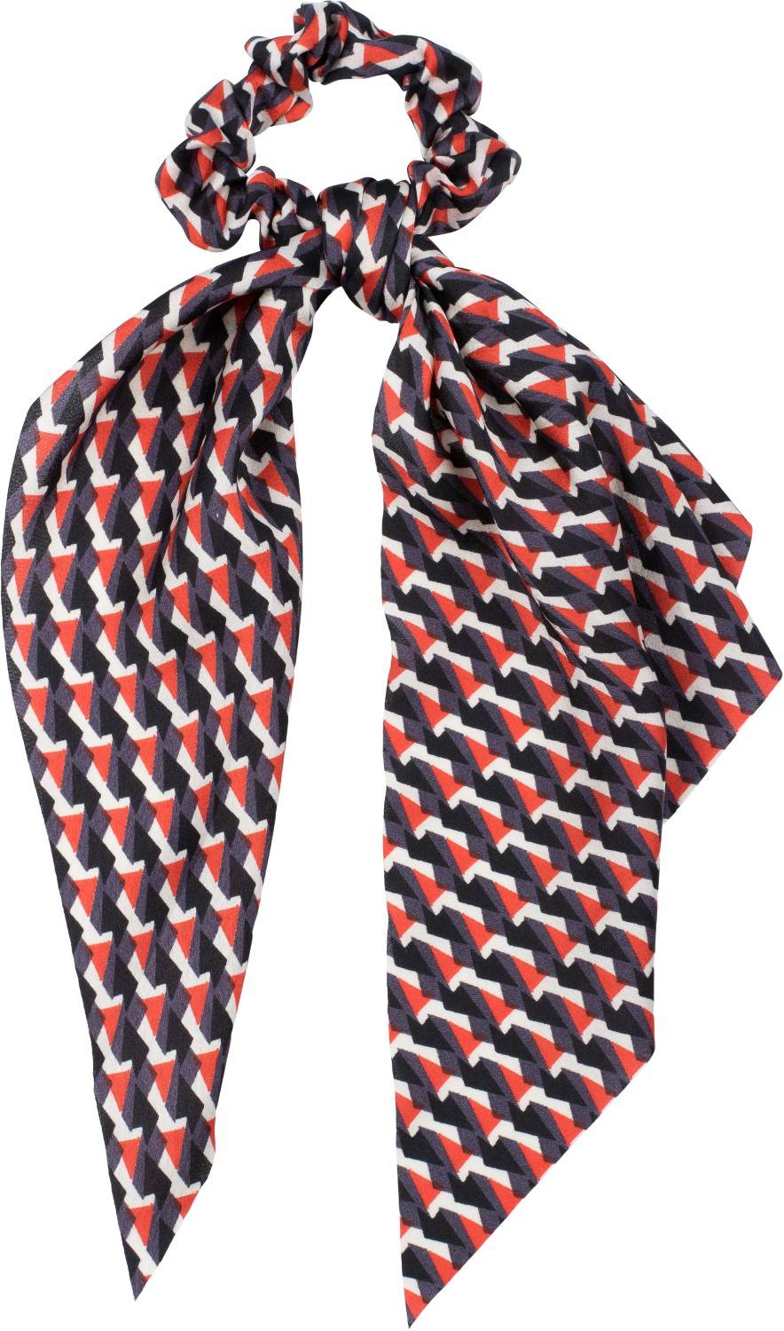 Stylebreaker Scrunchie Haargummi Retro Muster mit Schleife Wochenangebot