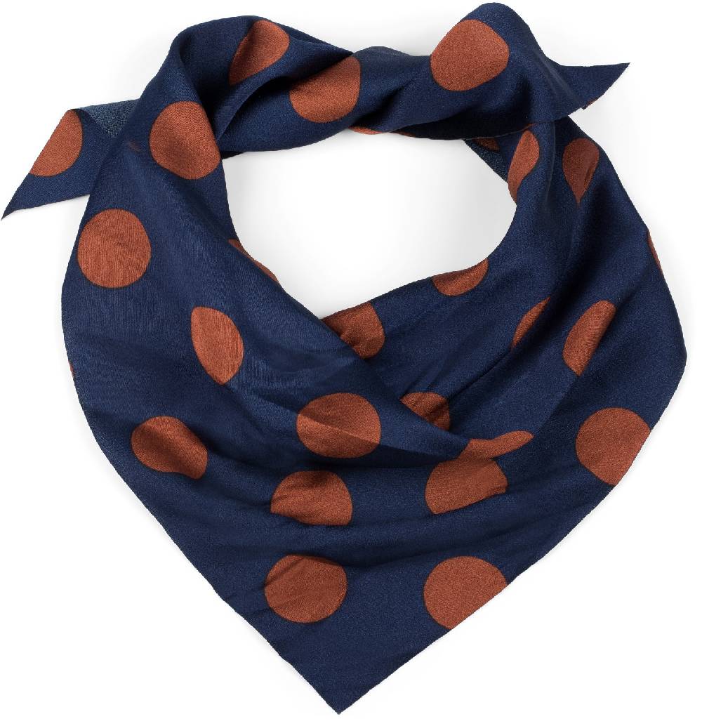 Stylebreaker Scrunchie Haargummi Polka Dots mit Schleife Kostenlose Rückgabe