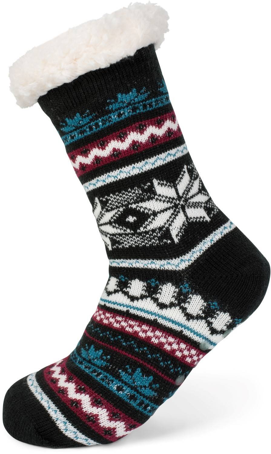Stylebreaker ABS Kuschelsocken mit Norweger Muster Mix 50% Rabatt für begrenzte Zeit