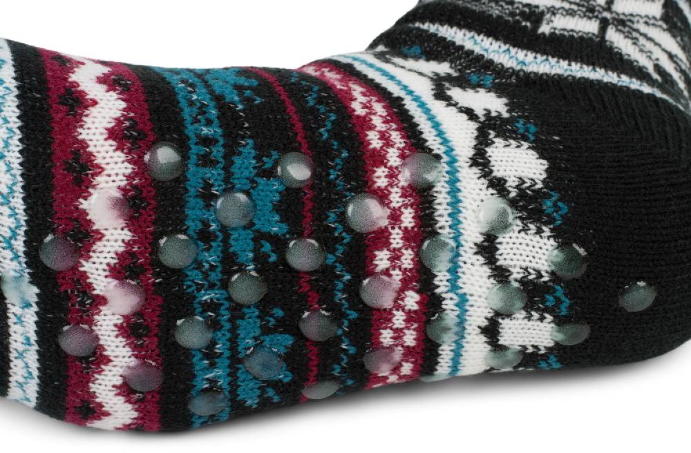 Stylebreaker ABS Kuschelsocken mit Norweger Muster Mix 50% Rabatt für begrenzte Zeit