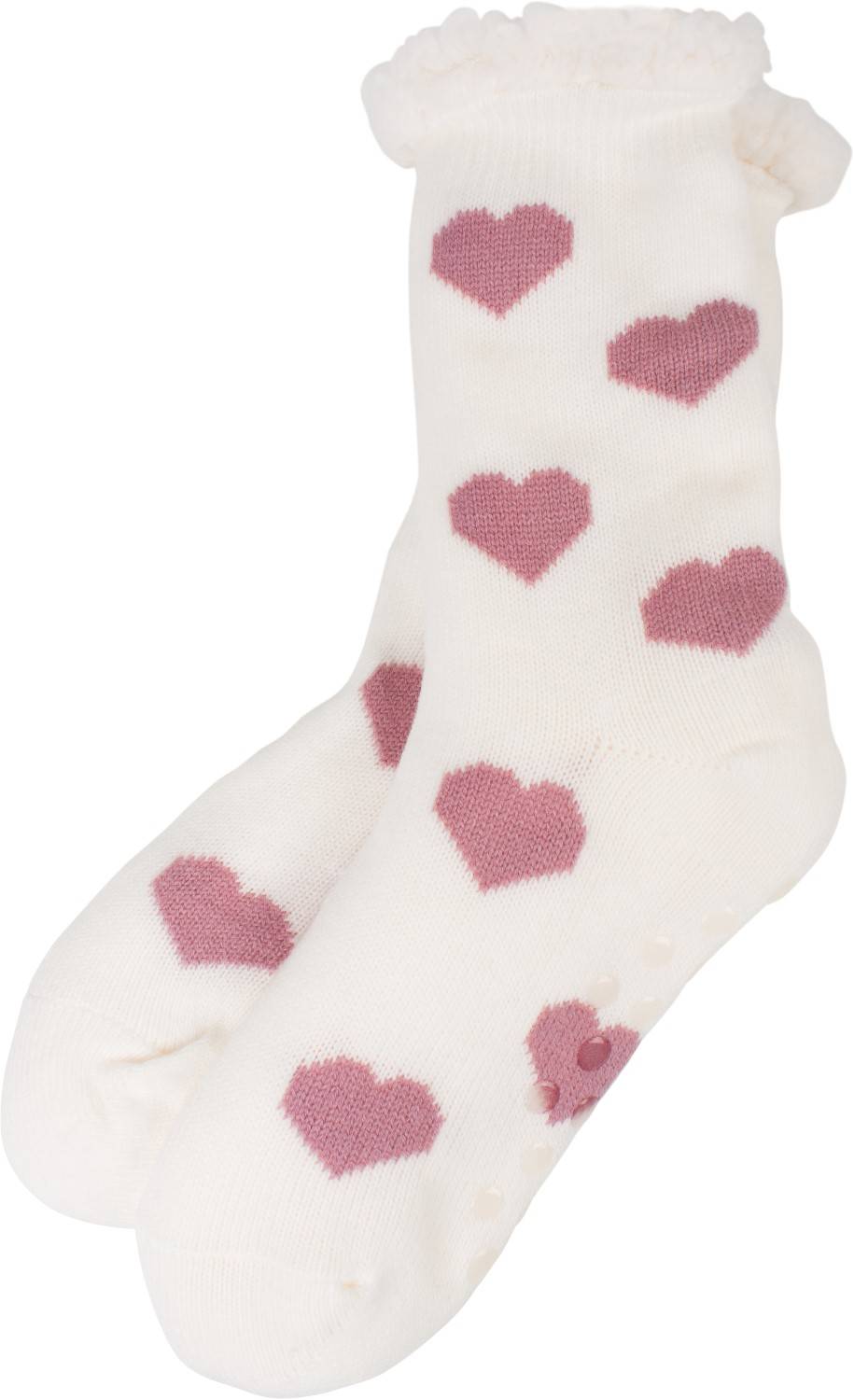 Stylebreaker ABS Kuschelsocken mit Herzchen Muster Rabatte dieses Monats
