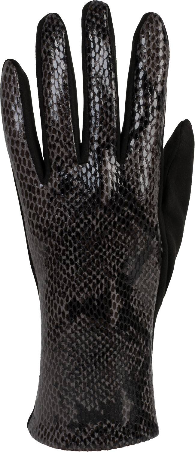 Stylebreaker Stoff Handschuhe in Schlangenleder Optik 2025